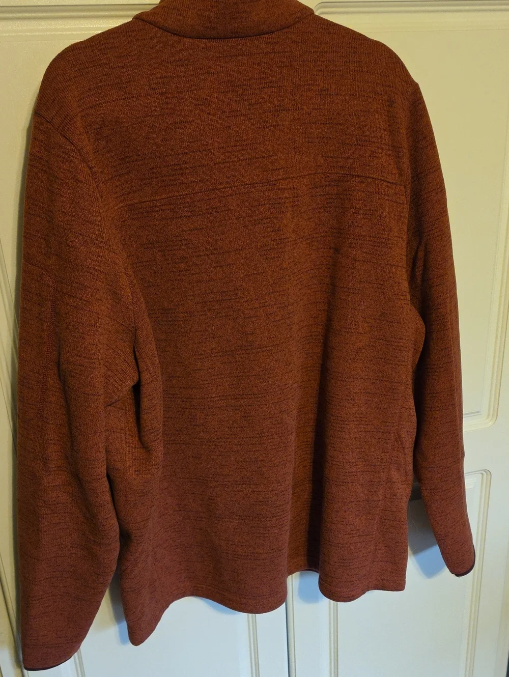 Under Armour Men’s Zip Pullover Sweater in Rust Brown